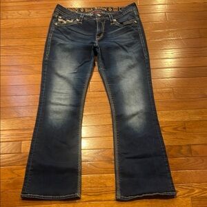 Rock Revival Dark Blue Boot Cut Jeans